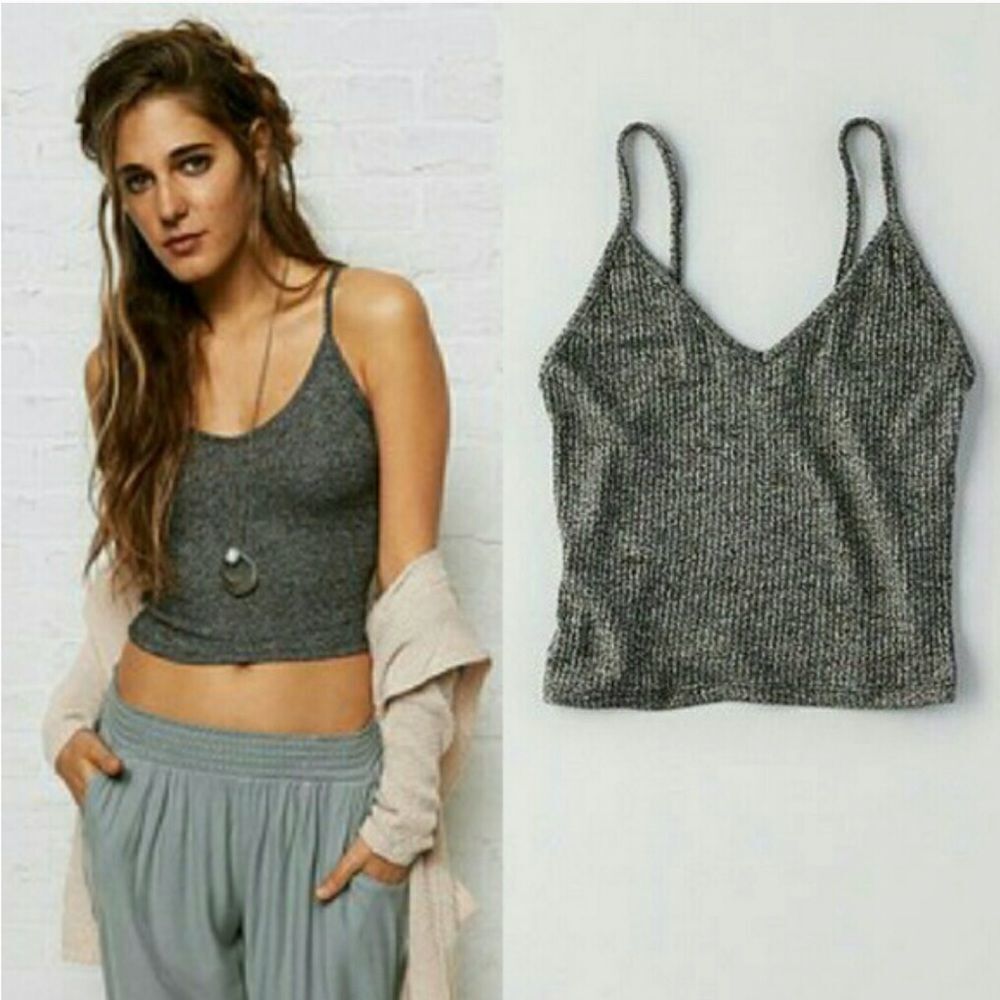 ✨AE Ribbed Knit Crop Top✨